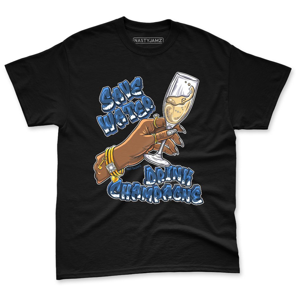 French-Blue-12s-NastyJamz-Premium-T-Shirt-Match-Drink-Champagne