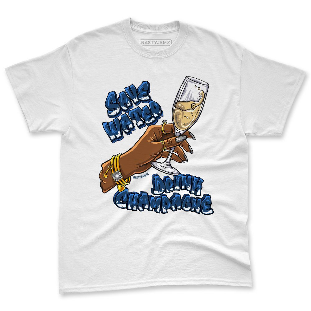 French-Blue-12s-NastyJamz-Premium-T-Shirt-Match-Drink-Champagne