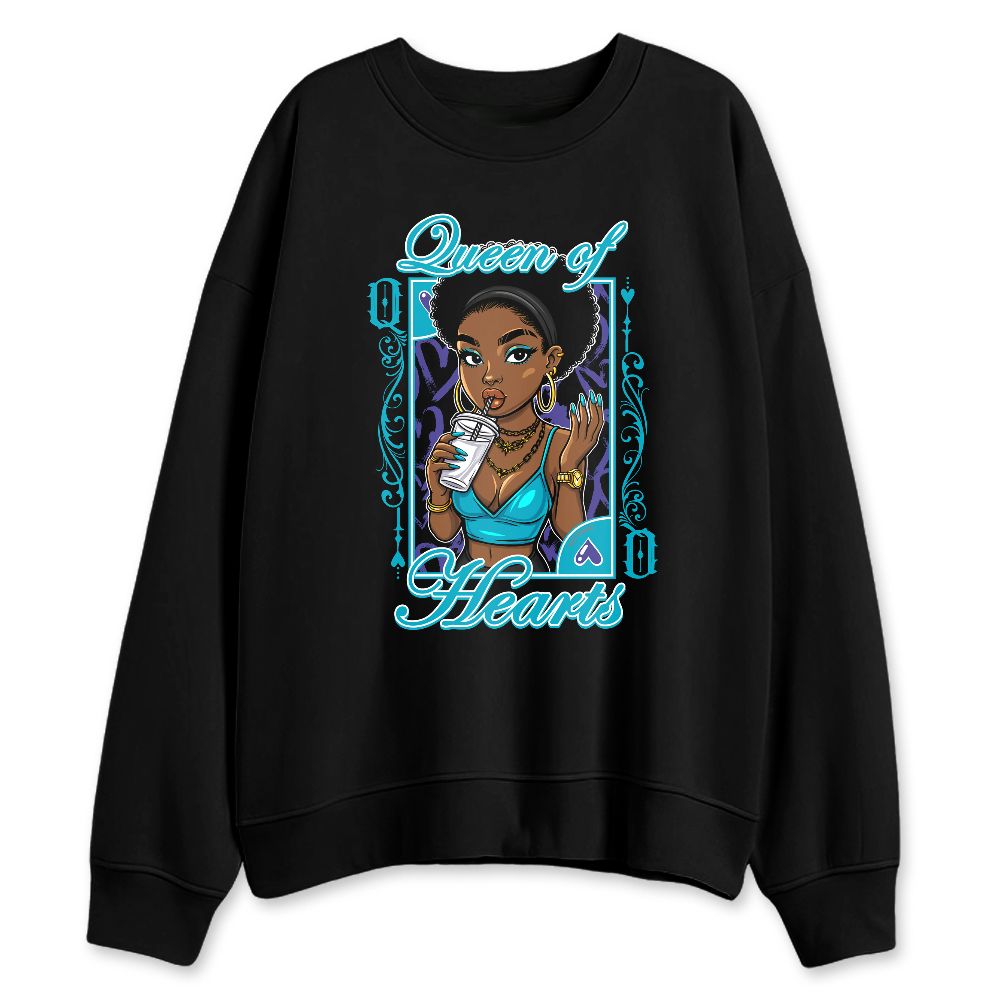 Aqua-8s-NastyJamz-Sweatshirt-Match-Queen-Of-Hearts