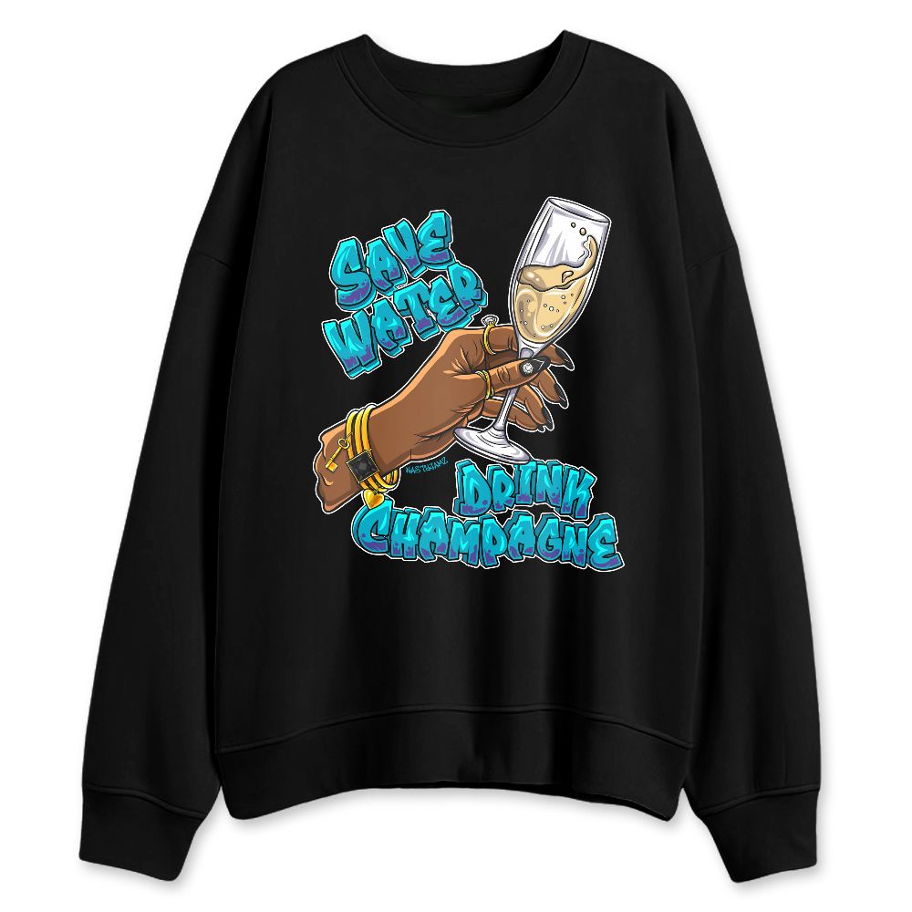 Aqua-8s-NastyJamz-Sweatshirt-Match-Match-Drink-Champagne