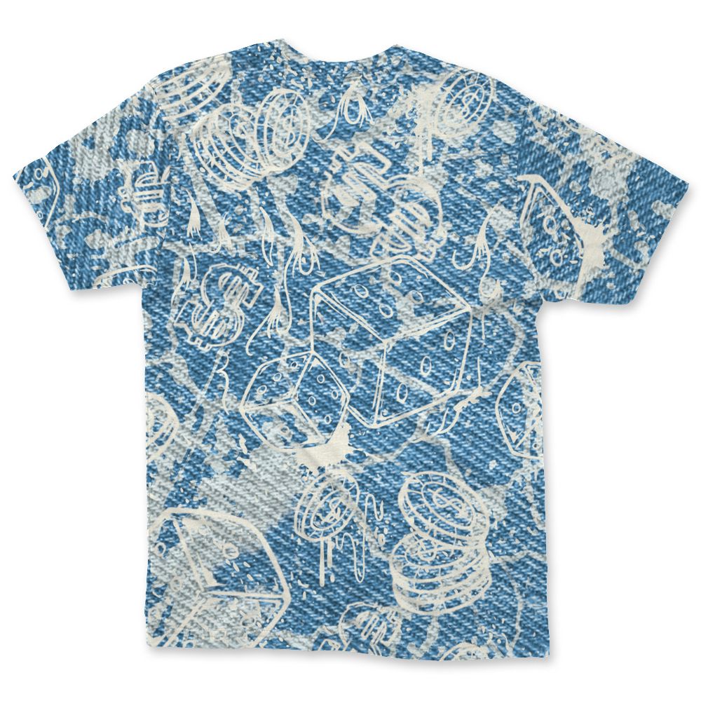 Denim-Worn-Blue-4s-NastyJamz-T-Shirt-Match-Hustle-Casino-BER-3D-All-Over-Print