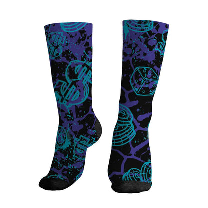 Aqua-8s-NastyJamz-Socks-Match-Hustle-Casino-BER-3D-All-Over-Print