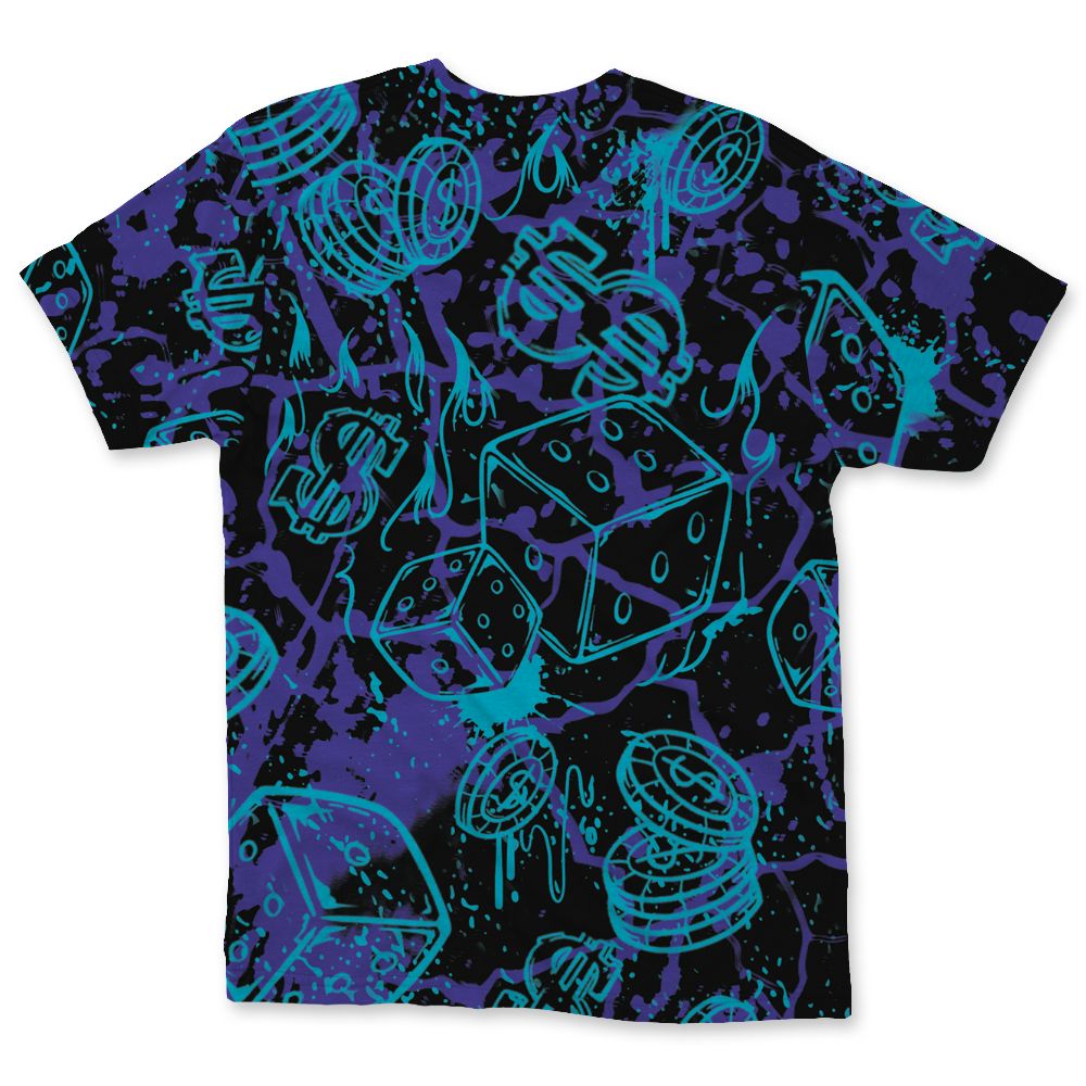 Aqua-8s-NastyJamz-T-Shirt-Match-Hustle-Casino-BER-3D-All-Over-Print