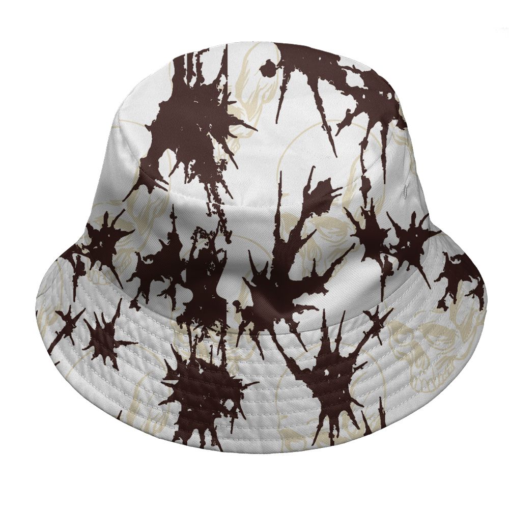 Black-Collective-5s-NastyJamz-Bucket-Hat-Match-Dirty-Love-Skull-All-Over-Print