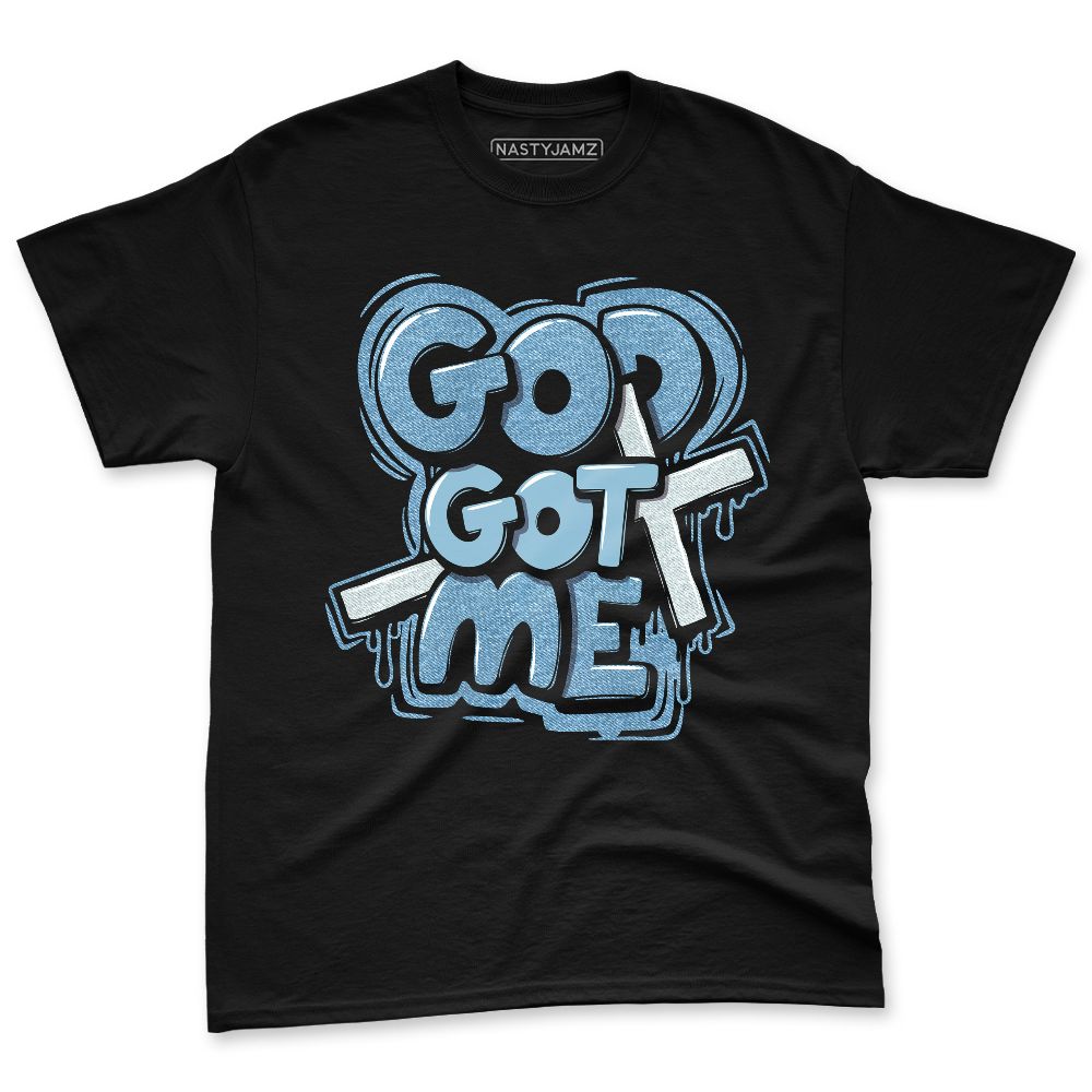 Denim-Worn-Blue-4s-NastyJamz-Premium-T-Shirt-Match-God-Got-Me