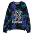 Aqua-8s-NastyJamz-Sweatshirt-Match-Dirty-Love-Skull-3D-All-Over-Print