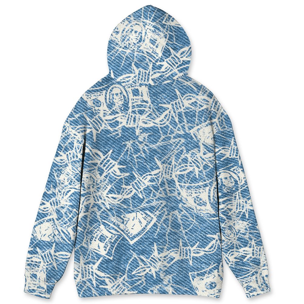 Denim-Worn-Blue-4s-NastyJamz-Hoodie-Match-Doubt-Kills-Dreams-3D-All-Over-Print