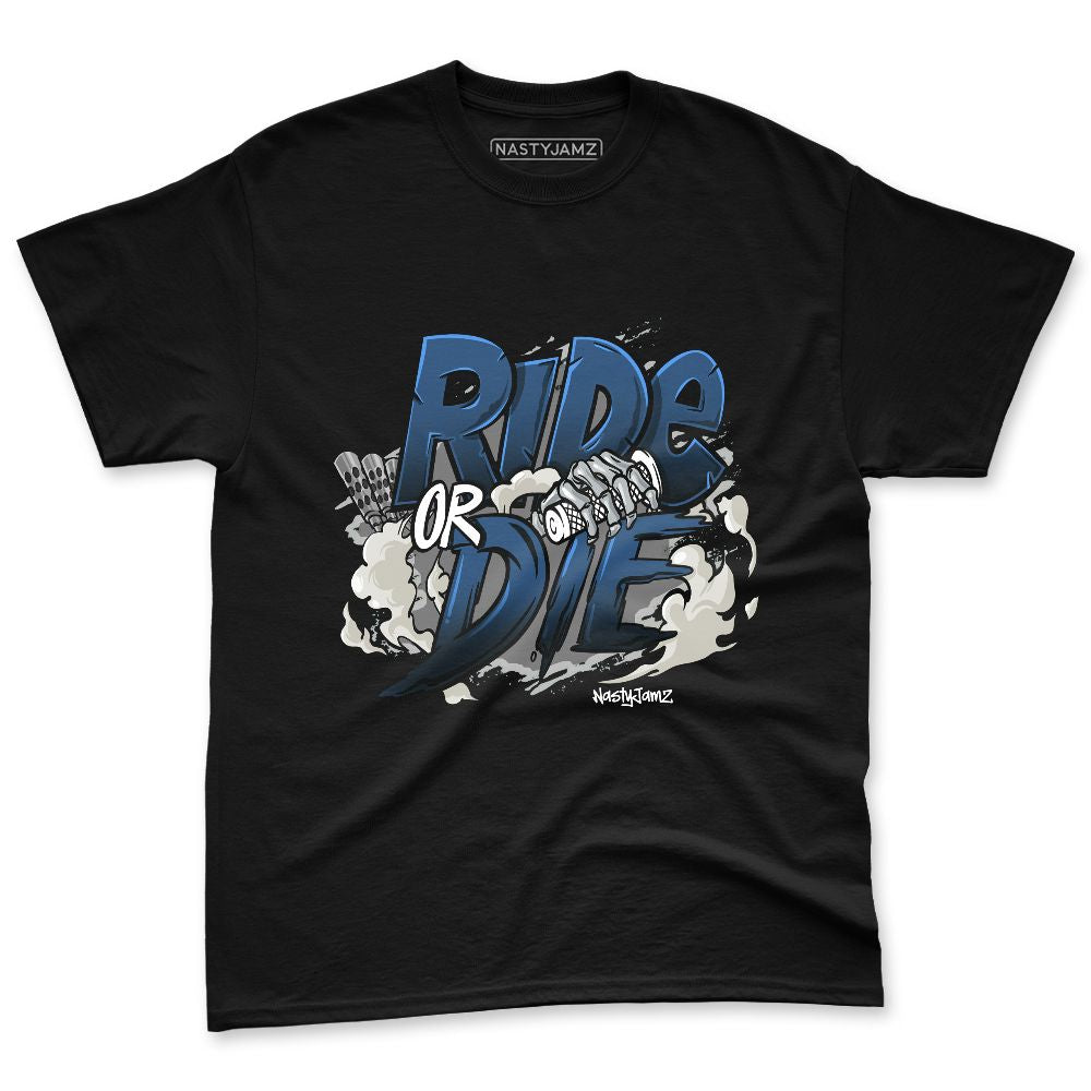 French-Blue-12s-NastyJamz-Premium-T-Shirt-Match-Ride-Or-Die