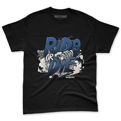 French-Blue-12s-NastyJamz-Premium-T-Shirt-Match-Ride-Or-Die