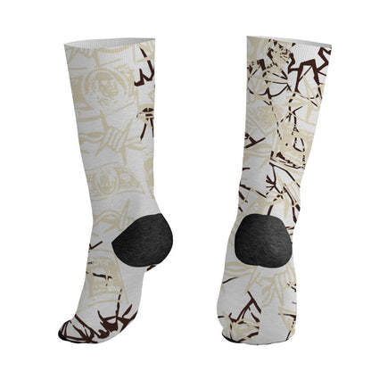 Black-Collective-5s-NastyJamz-Socks-Match-Doubt-Kills-Dreams-3D-All-Over-Print