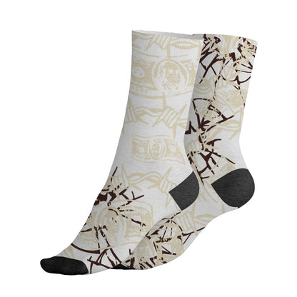 Black-Collective-5s-NastyJamz-Socks-Match-Doubt-Kills-Dreams-3D-All-Over-Print