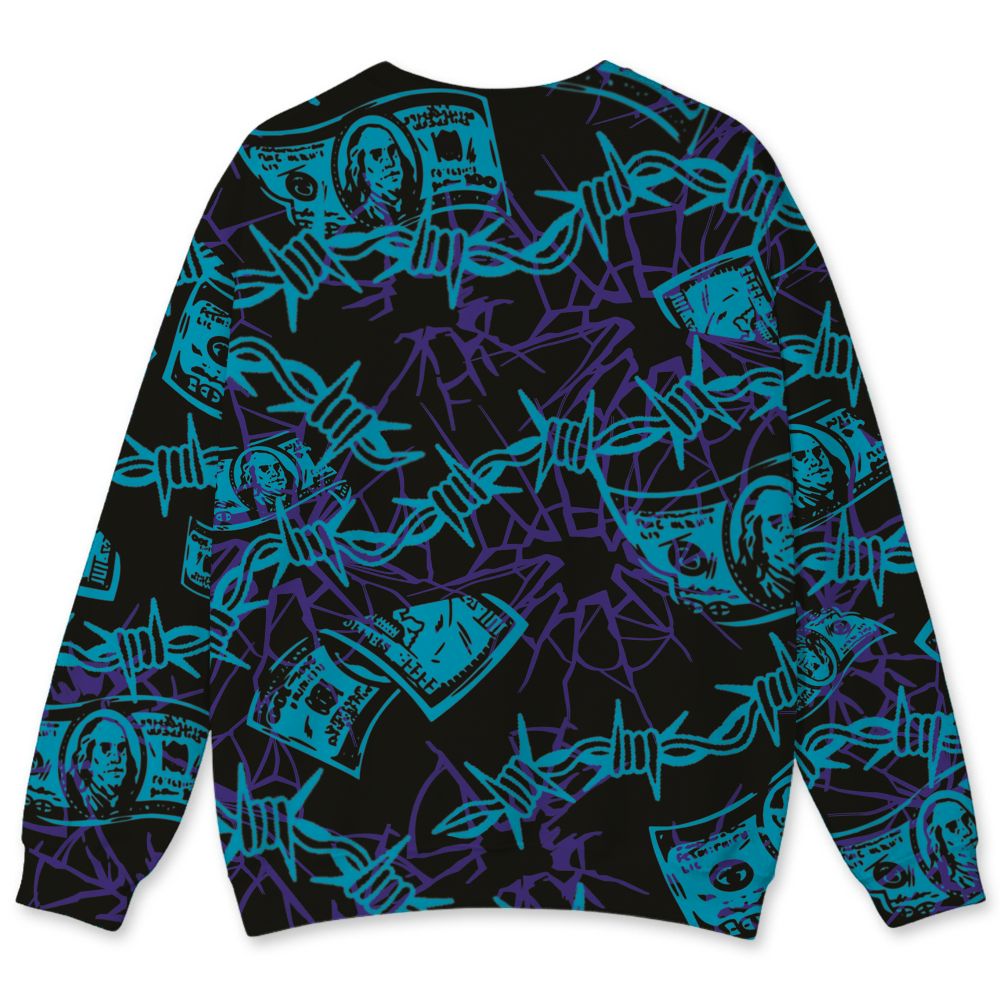 Aqua-8s-NastyJamz-Sweatshirt-Match-Doubt-Kills-Dreams-3D-All-Over-Print