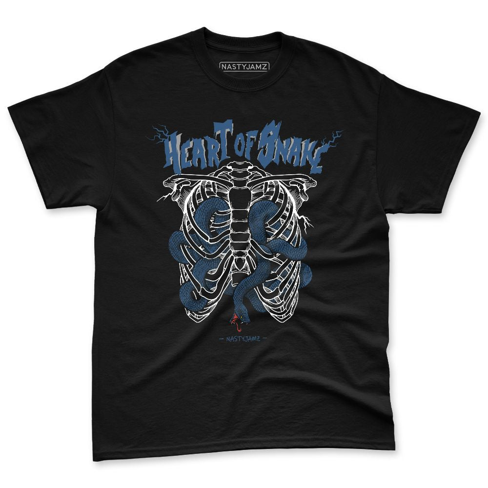 French-Blue-12s-NastyJamz-Premium-T-Shirt-Match-Heart-Of-Snake