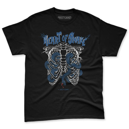 French-Blue-12s-NastyJamz-Premium-T-Shirt-Match-Heart-Of-Snake