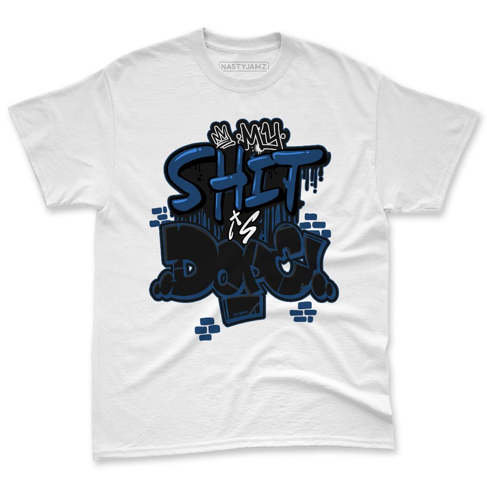 French-Blue-12s-NastyJamz-Premium-T-Shirt-Match-Dope-By-Nature