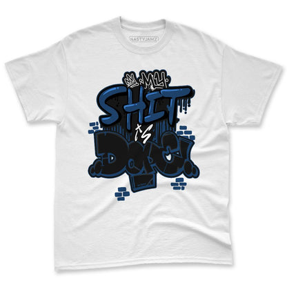 French-Blue-12s-NastyJamz-Premium-T-Shirt-Match-Dope-By-Nature
