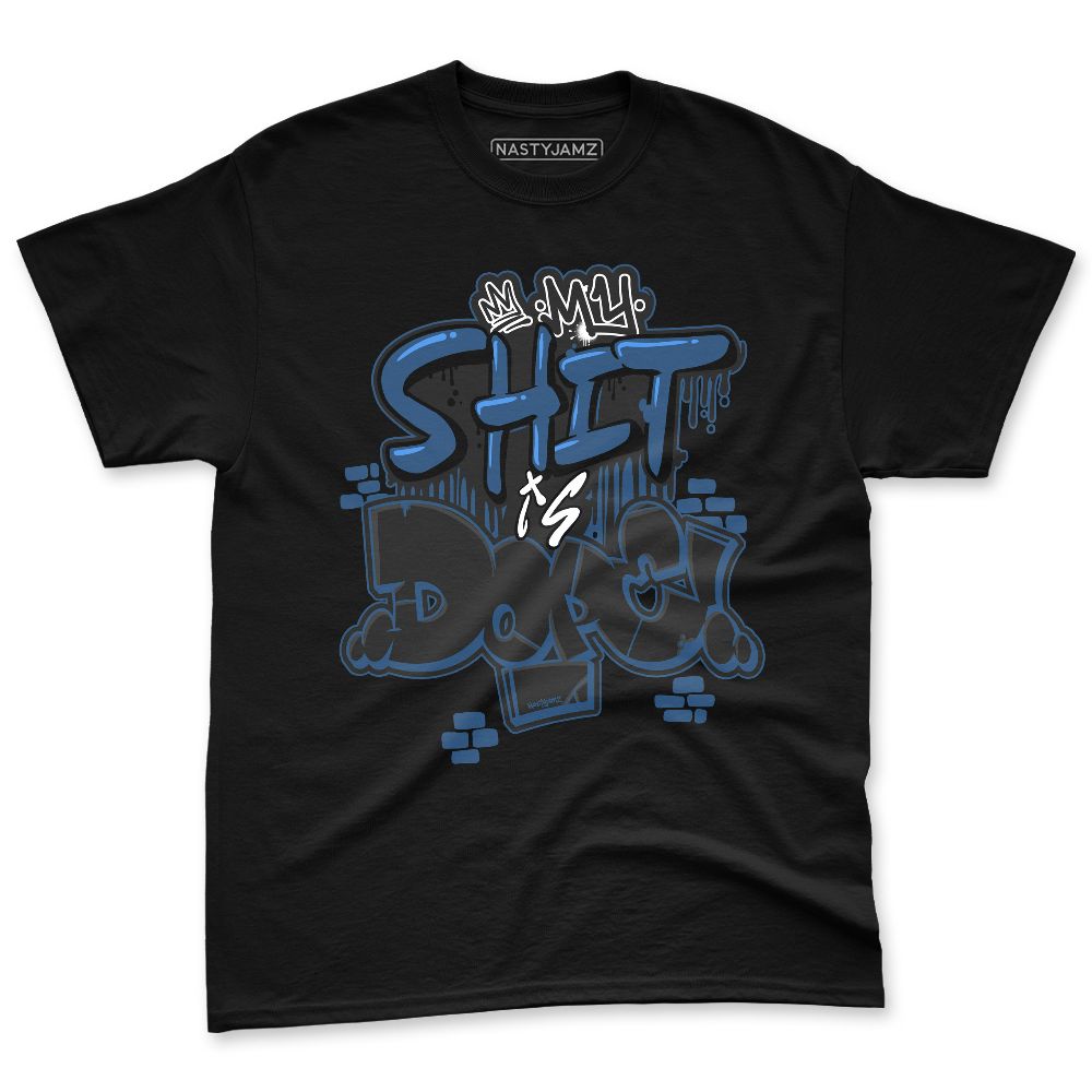 French-Blue-12s-NastyJamz-Premium-T-Shirt-Match-Dope-By-Nature