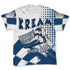 French-Blue-12s-NastyJamz-T-Shirt-Match-Kream-Sneaker-All-Over-Print