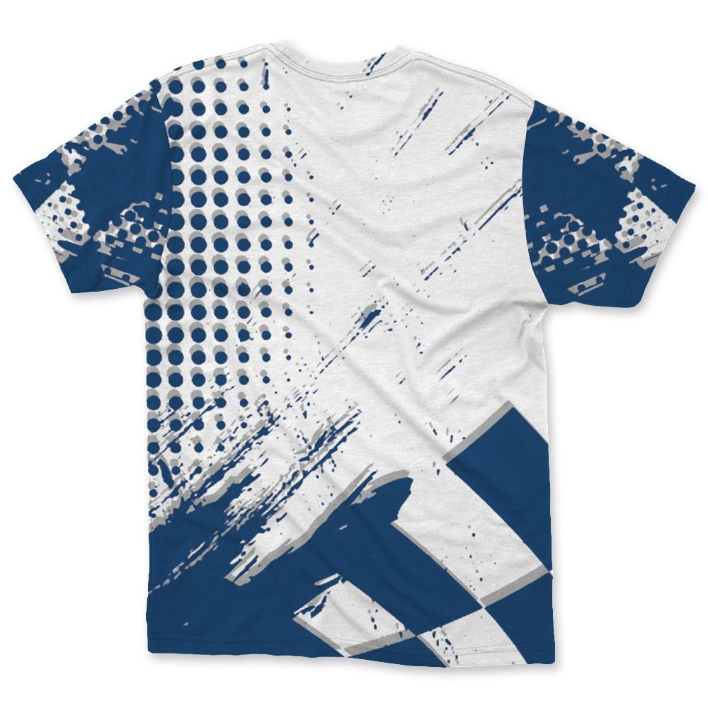 French-Blue-12s-NastyJamz-T-Shirt-Match-Kream-Sneaker-All-Over-Print