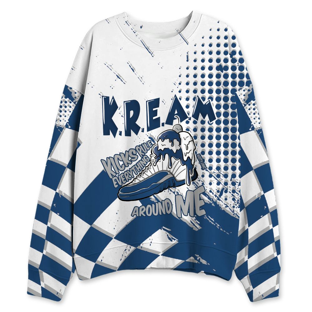 French-Blue-12s-NastyJamz-Sweatshirt-Match-Kream-Sneaker-All-Over-Print