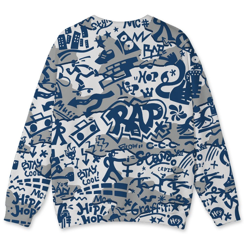 French-Blue-12s-NastyJamz-Sweatshirt-Match-Pattern-Rap-Streetwear-All-Over-Print