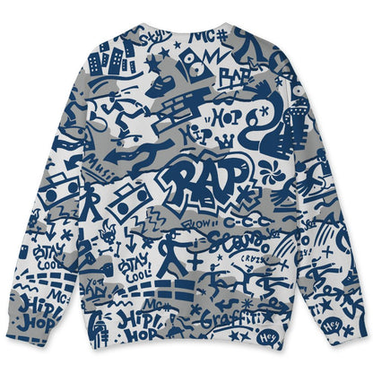 French-Blue-12s-NastyJamz-Sweatshirt-Match-Pattern-Rap-Streetwear-All-Over-Print