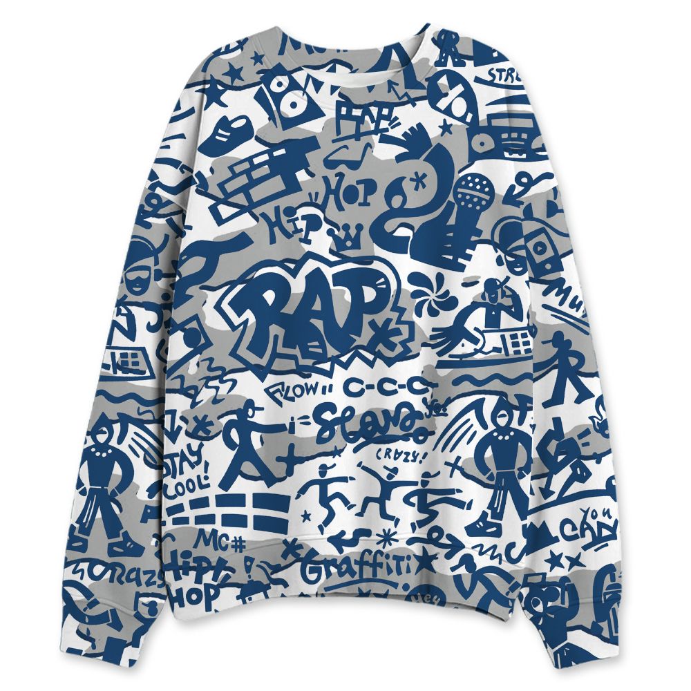 French-Blue-12s-NastyJamz-Sweatshirt-Match-Pattern-Rap-Streetwear-All-Over-Print
