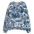 French-Blue-12s-NastyJamz-Sweatshirt-Match-Pattern-Rap-Streetwear-All-Over-Print