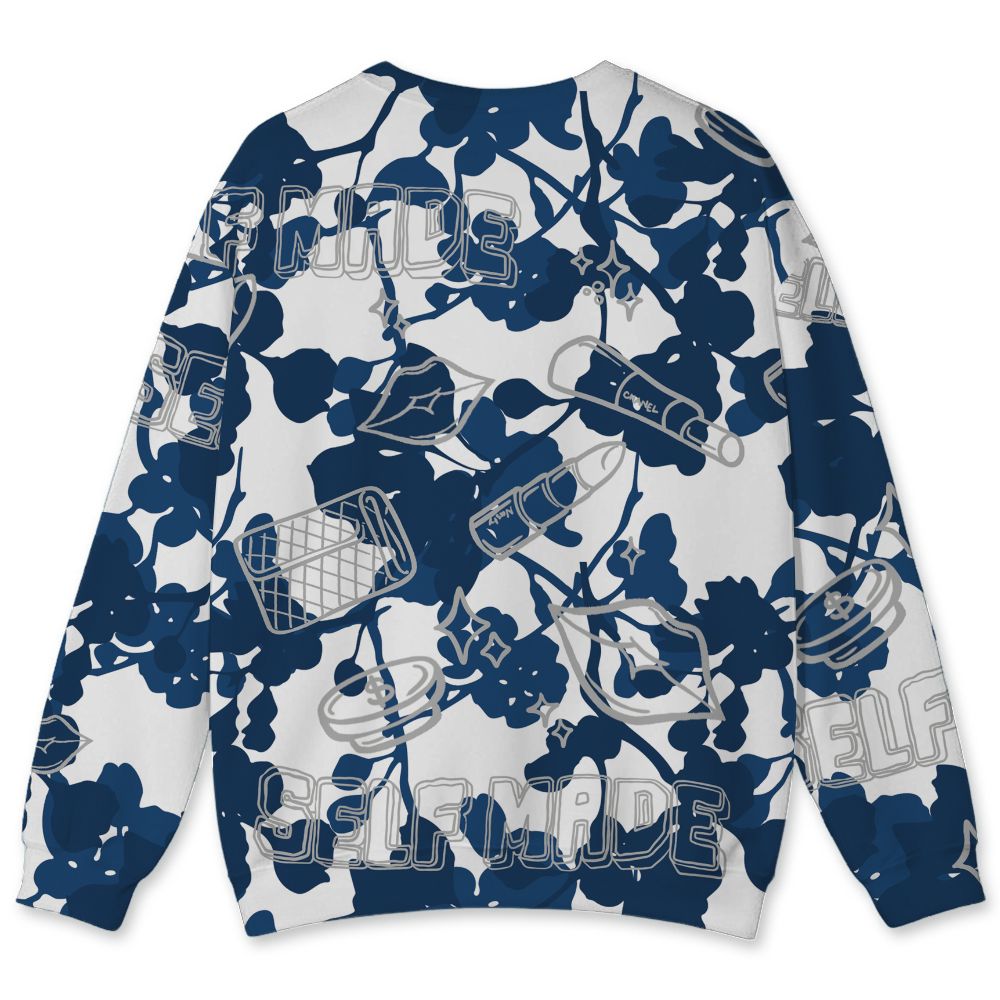 French-Blue-12s-NastyJamz-Sweatshirt-Match-Sneaker-Girl-Selfmade-All-Over-Print