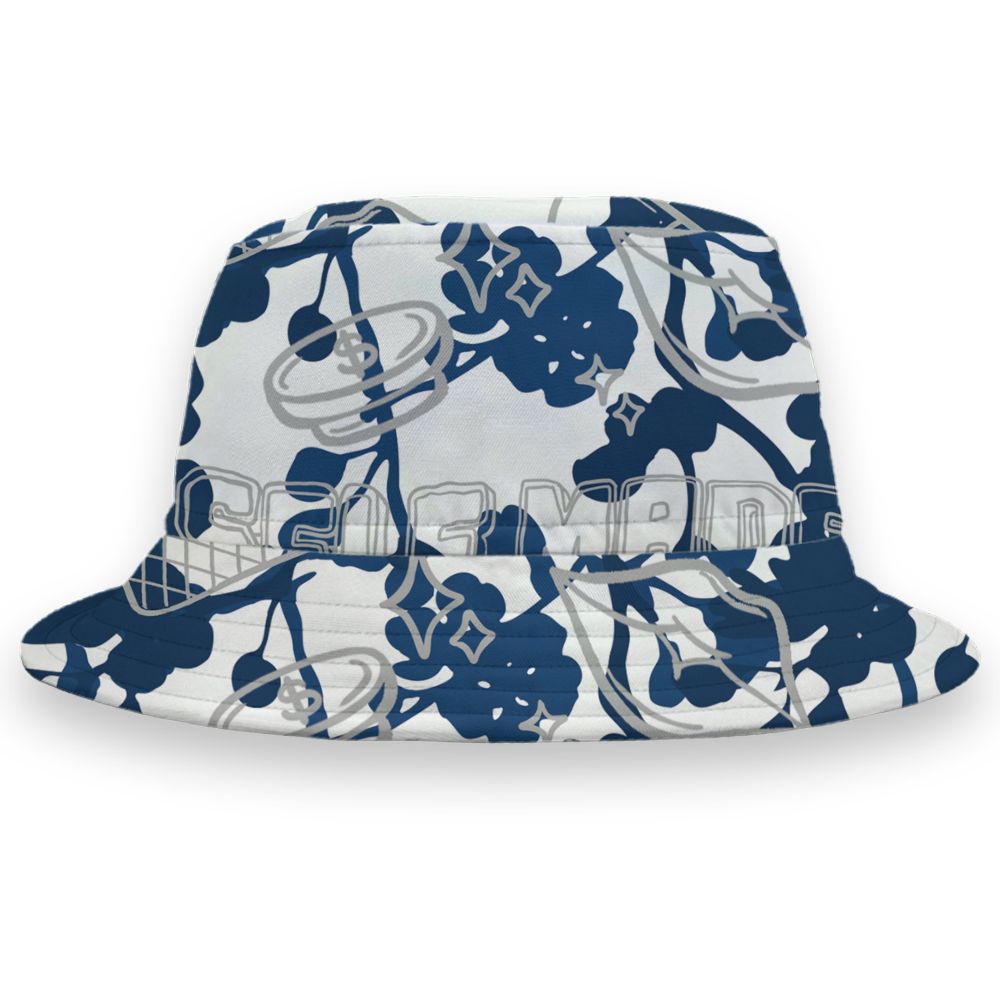 French-Blue-12s-NastyJamz-Bucket-Hat-Match-Sneaker-Girl-Selfmade-All-Over-Print