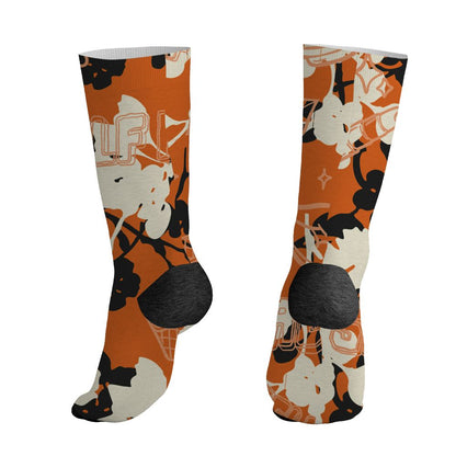 AJ 1 Shattered Backboard.NastyJamz Socks Match.Sneaker Girl Selfmade 3D