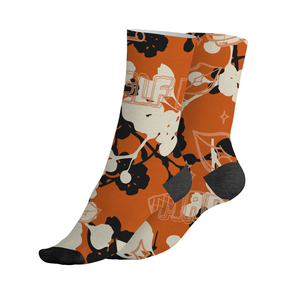 AJ 1 Shattered Backboard.NastyJamz Socks Match.Sneaker Girl Selfmade 3D