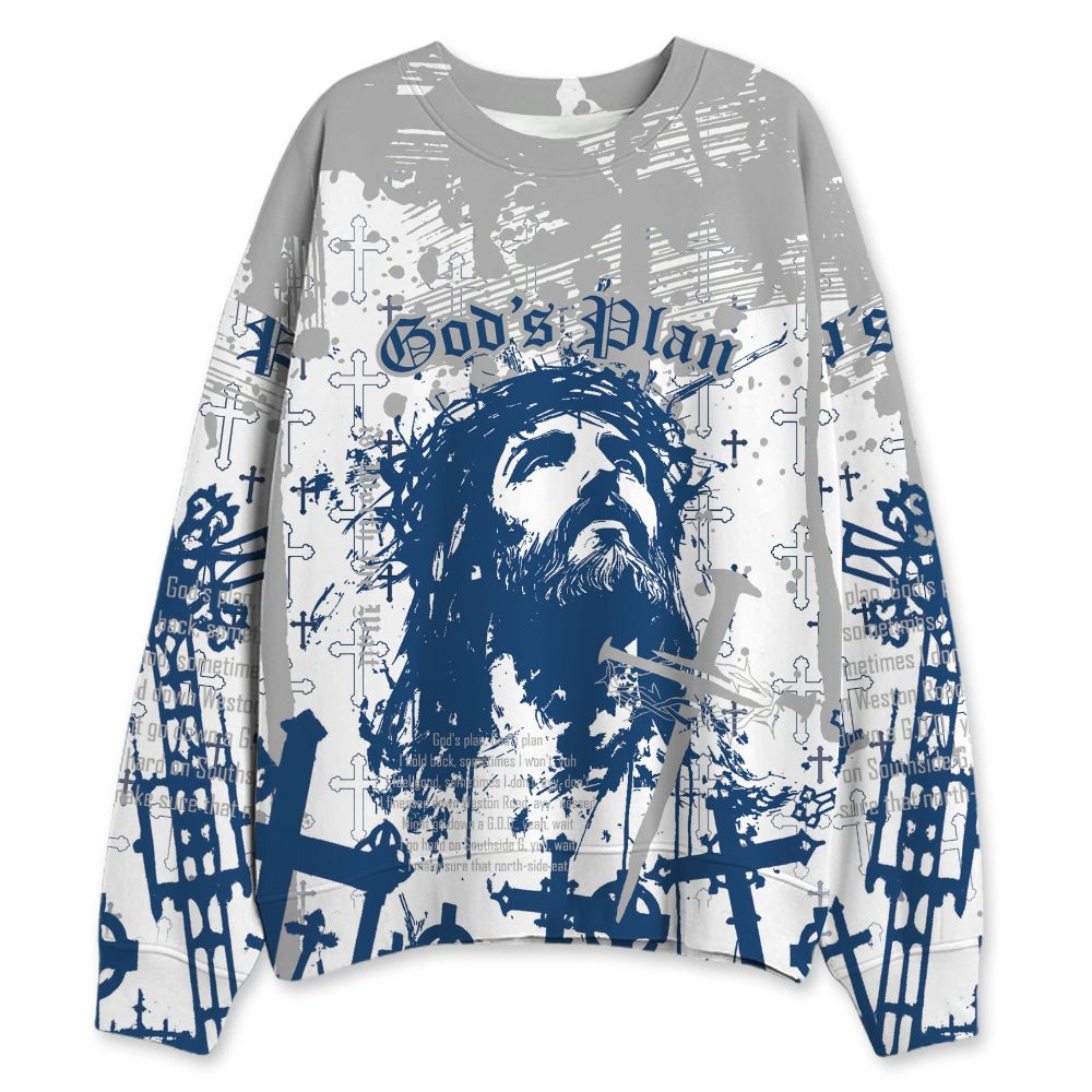 French-Blue-12s-NastyJamz-Sweatshirt-Match-Pattern-God&