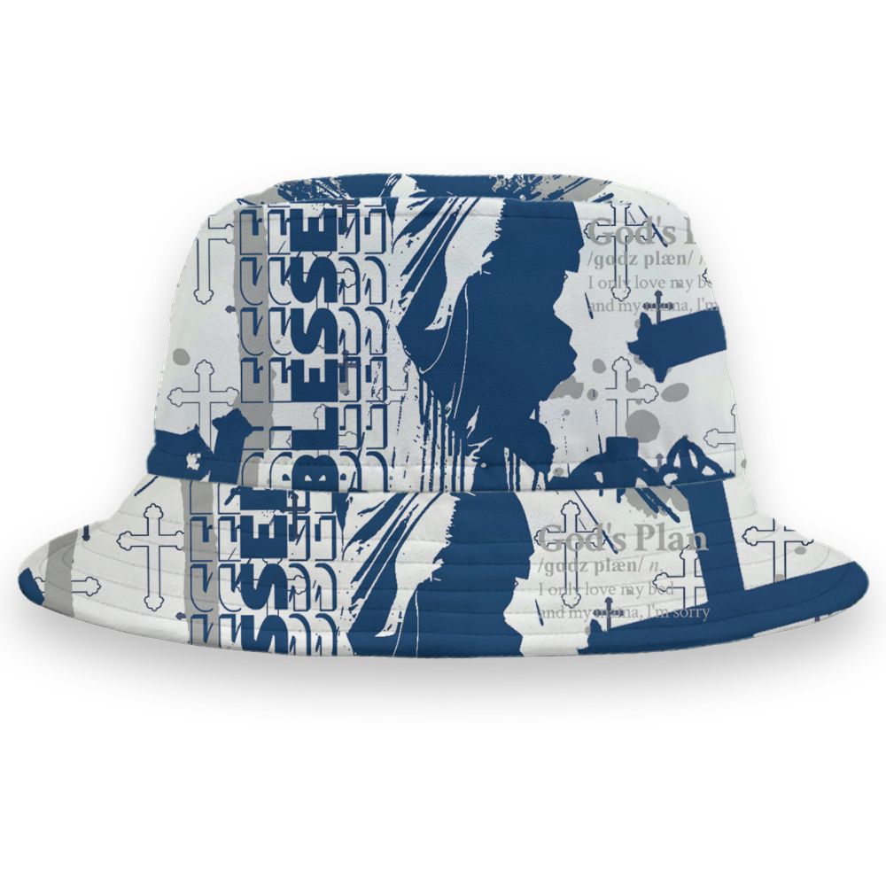 French-Blue-12s-NastyJamz-Bucket-Hat-Match-Pattern-God&