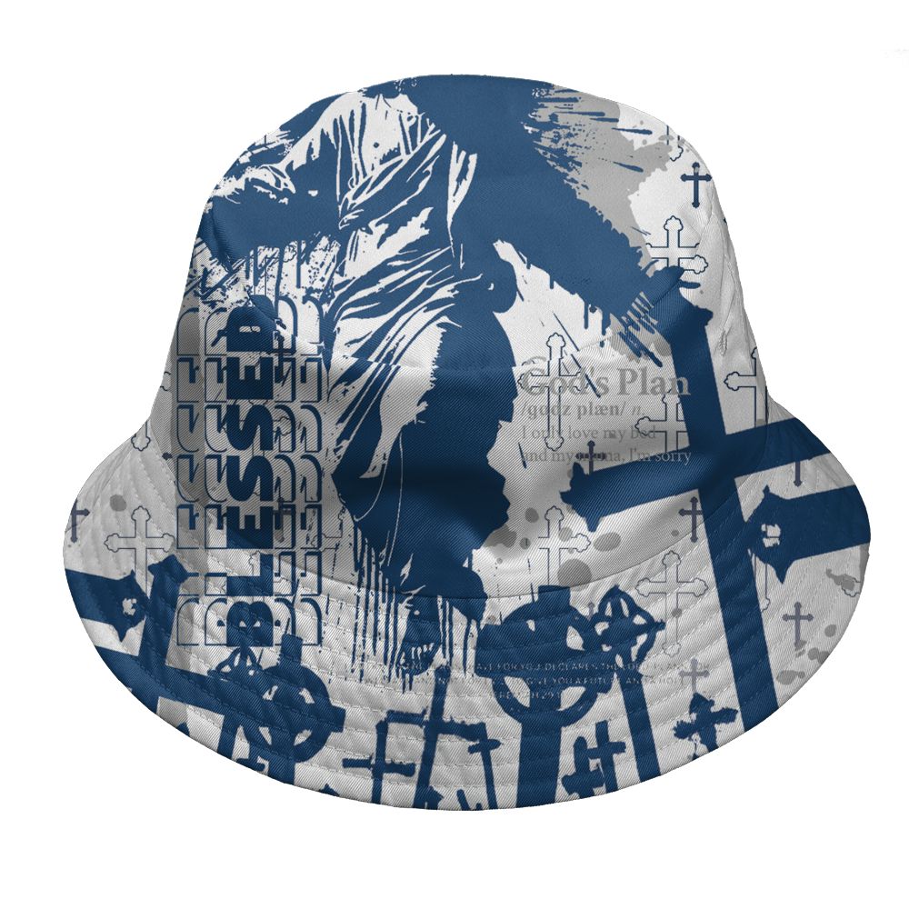 French-Blue-12s-NastyJamz-Bucket-Hat-Match-Pattern-God&