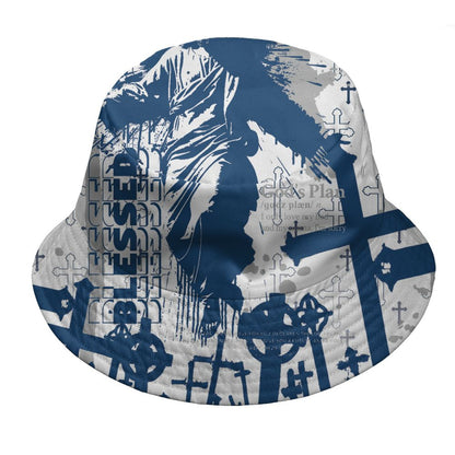 French-Blue-12s-NastyJamz-Bucket-Hat-Match-Pattern-God&