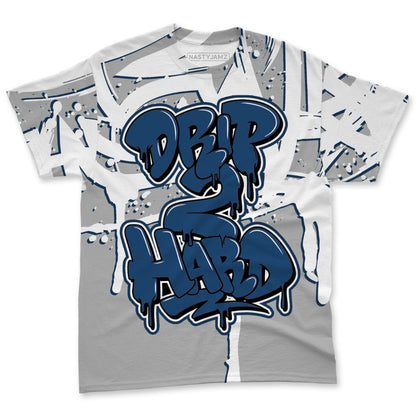 French-Blue-12s-NastyJamz-T-Shirt-Match-Drip-2-Hard-All-Over-Print