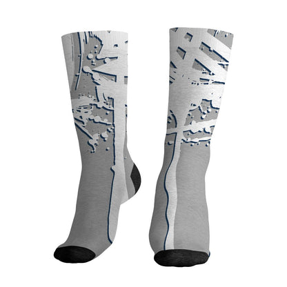 AJ 12 French Blue.NastyJamz Socks Match.Drip 2 Hard 3D
