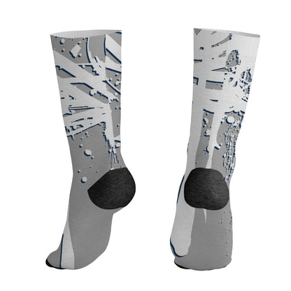 AJ 12 French Blue.NastyJamz Socks Match.Drip 2 Hard 3D
