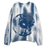 French-Blue-12s-NastyJamz-Sweatshirt-Match-Pattern-Goosebumps-Vibe-All-Over-Print
