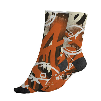 AJ 1 Shattered Backboard.NastyJamz Socks Match.Pattern Luther Team 3D