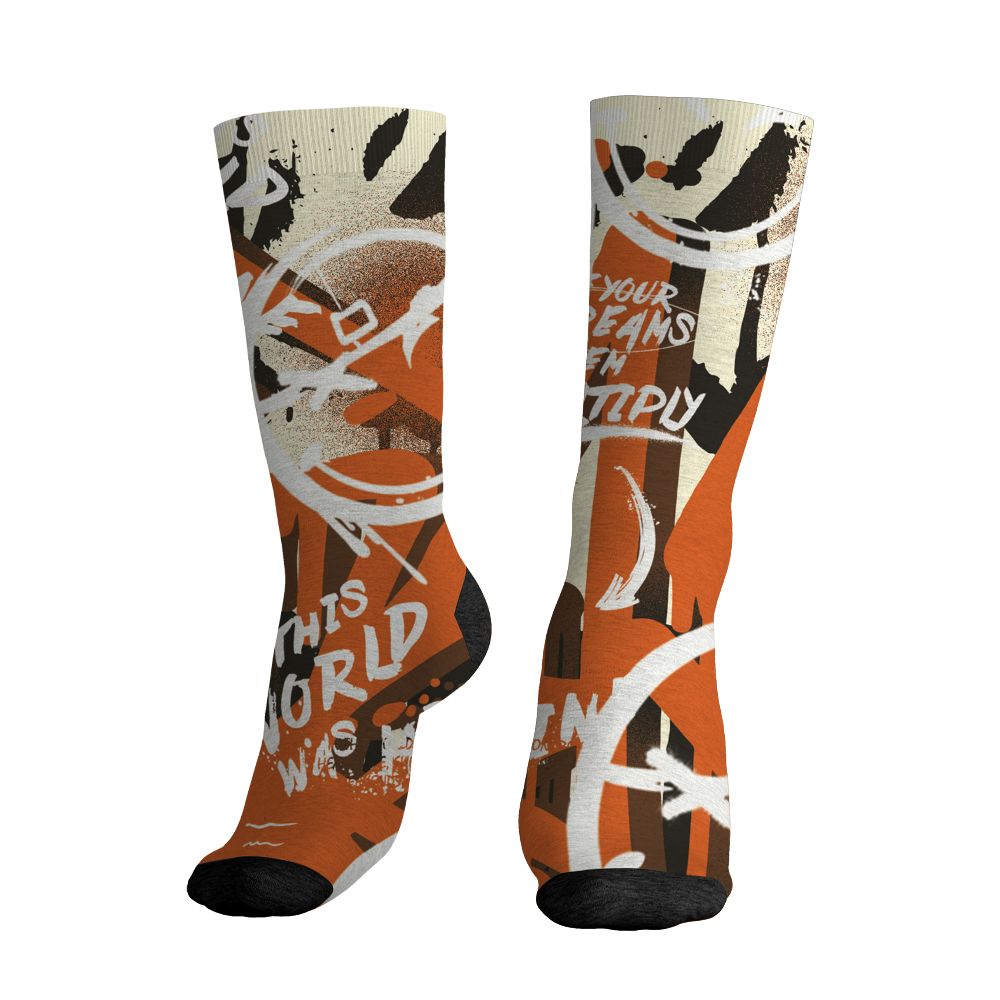 AJ 1 Shattered Backboard.NastyJamz Socks Match.Pattern Luther Team 3D