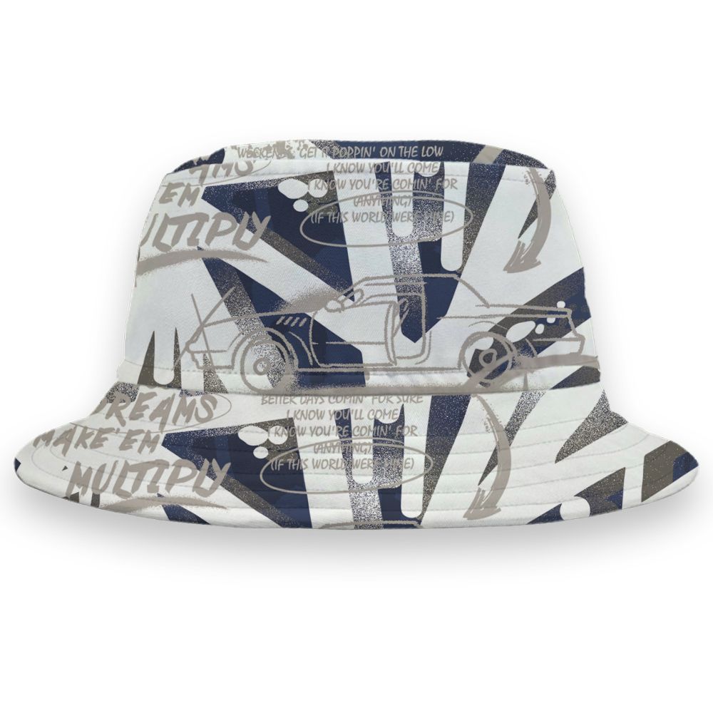 French-Blue-12s-NastyJamz-Bucket-Hat-Match-Pattern-Luther-Team-All-Over-Print