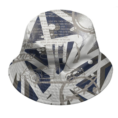 French-Blue-12s-NastyJamz-Bucket-Hat-Match-Pattern-Luther-Team-All-Over-Print
