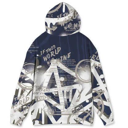 French-Blue-12s-NastyJamz-Hoodie-Match-Pattern-Luther-Team-All-Over-Print