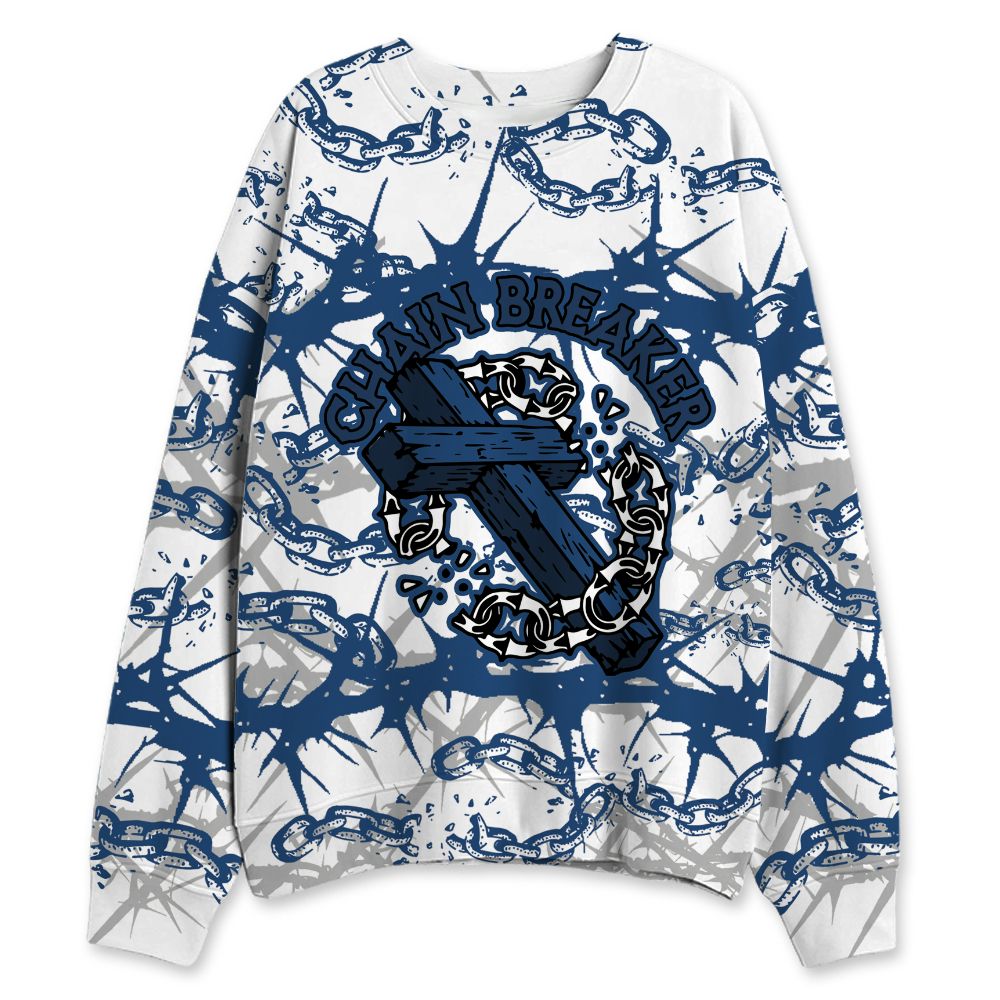French-Blue-12s-NastyJamz-Sweatshirt-Match-Chain-Breaker-All-Over-Print