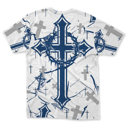 French-Blue-12s-NastyJamz-T-Shirt-Match-Child-Of-God-All-Over-Print