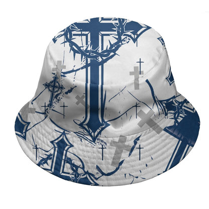 French-Blue-12s-NastyJamz-Bucket-Hat-Match-Child-Of-God-All-Over-Print