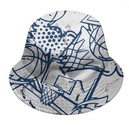 French-Blue-12s-NastyJamz-Bucket-Hat-Match-Lets-Go-Play-All-Over-Print