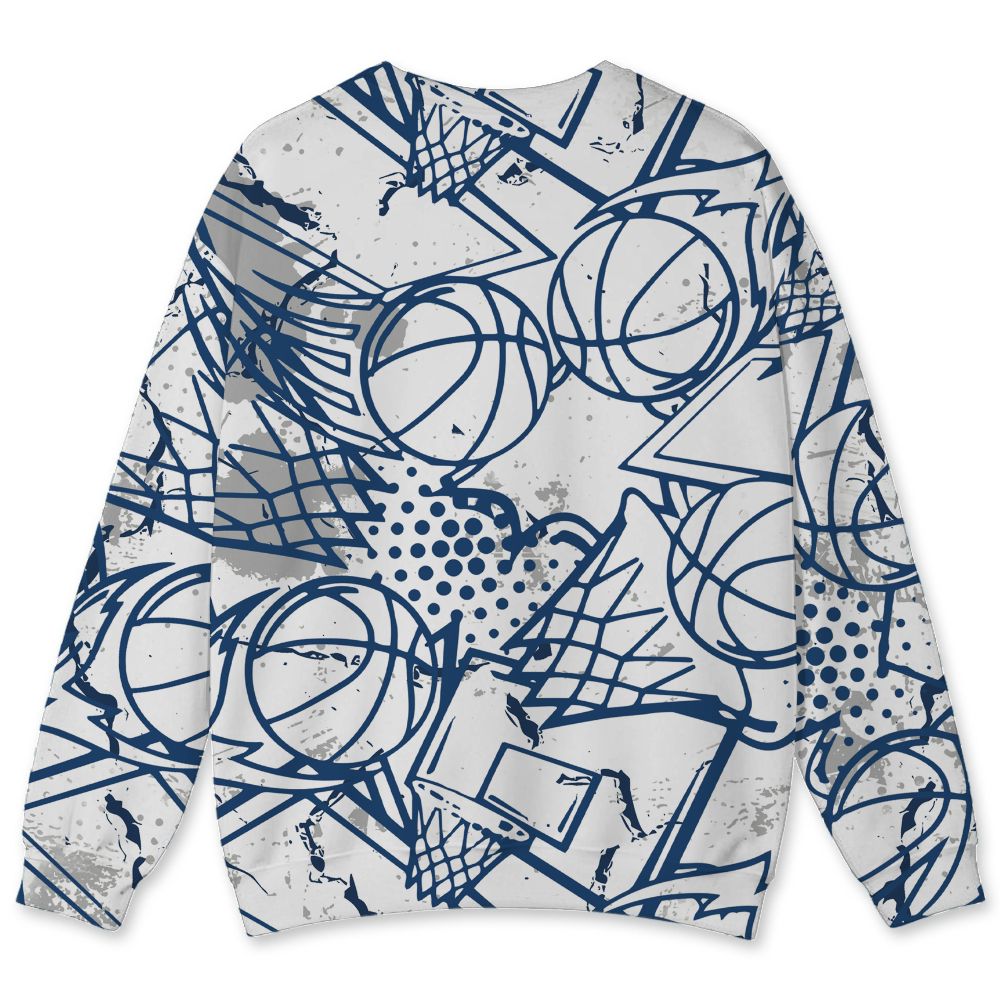 French-Blue-12s-NastyJamz-Sweatshirt-Match-Lets-Go-Play-All-Over-Print